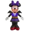 Halloween Inflatables Disney 3.5 Ft. Minnie Mouse In Bat Costume Halloween Inflatable