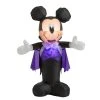 Disney 3.5 Ft. Mickey Mouse In Vampire Costume Halloween Inflatable Halloween Inflatables