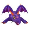 Halloween Inflatables Gemmy 4.27 Ft. Fuzzy Purple Dragon Animated Halloween Inflatable