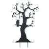 Halloween Yard Decor Gerson 72.5 In. H Metal Tree Silhouette Yard Decoration