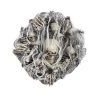 Home Accents Holiday 30 In. Freaky Skeleton Artificial Halloween Wreath