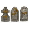 Halloween Yard Decor Home Accents Holiday 36 In. Graveyard Tombstones (Set Of 3)