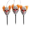 Home Accents Holiday Animated LED Clown Pathway Halloween Markers (3-Pack)