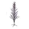 LB International 4 Ft. Purple LED Lighted Halloween Cascade Twig Tree Outdoor Decoration