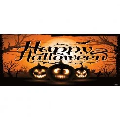 My Door Decor 7 Ft. X 16 Ft. Night Of The Jack-O'-Lantern Outdoor Halloween Holiday Garage Door Decor Mural For Double Car Garage