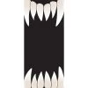 Halloween Door Decorations My Door Decor 36 In. X 80 In. Scary Teeth Halloween Front Door Decor Mural