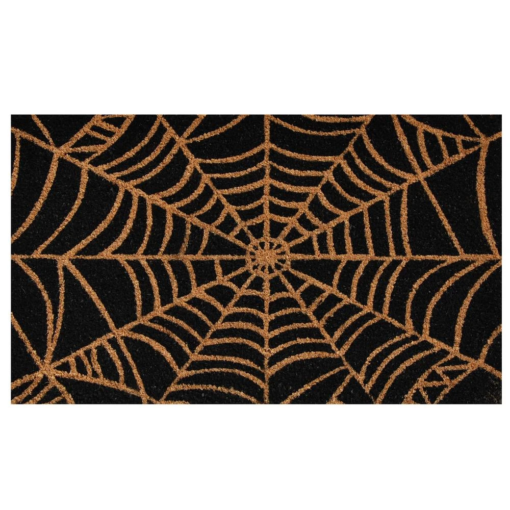 Calloway Mills Scary Web 17 In. X 29 In. Coir Door Mat Halloween Doormats